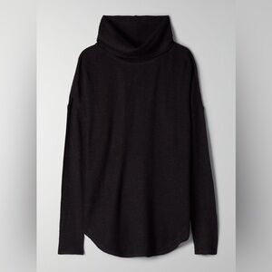 TNA Thermal Cowlneck Long Sleeve Waffle Knit